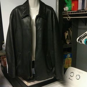 Kenneth Cole Leather Jacket XXL